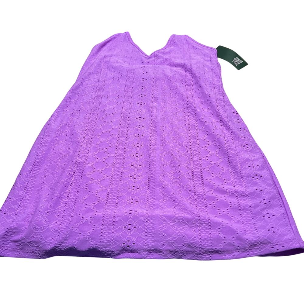 Wild Fable Women's Vibrant Purple Eyelet Bodycon Dress - Size 4X - NWT